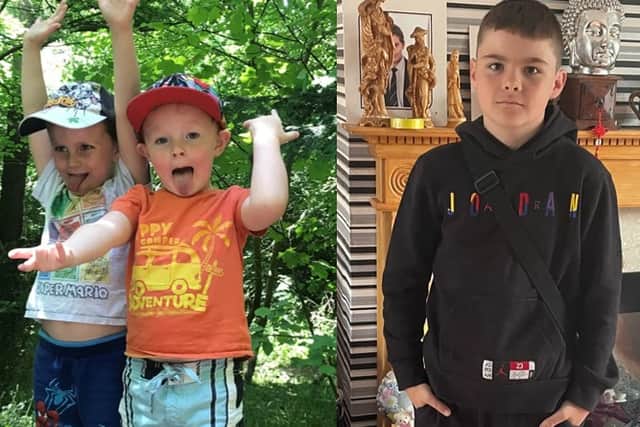 Left to right - brothers Finlay and Samuel Butler, and their cousin Thomas Stewart. Pic: West Midlands Police.
