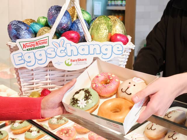 Customers can get free Krispy Kreme doughnuts this Easter