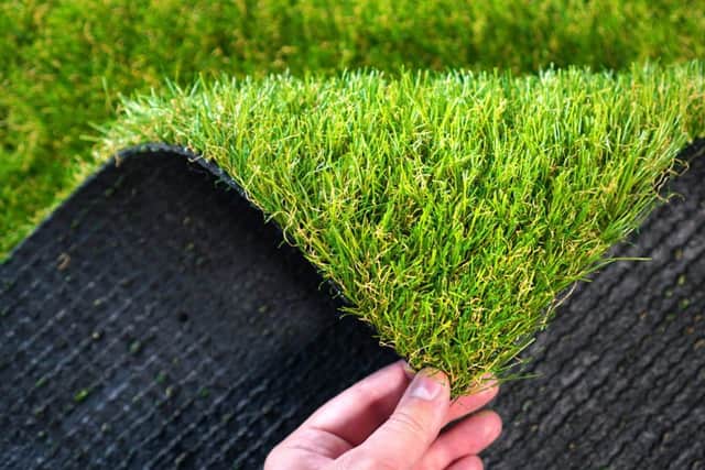 Fake grass a no no (photo: Adobe)