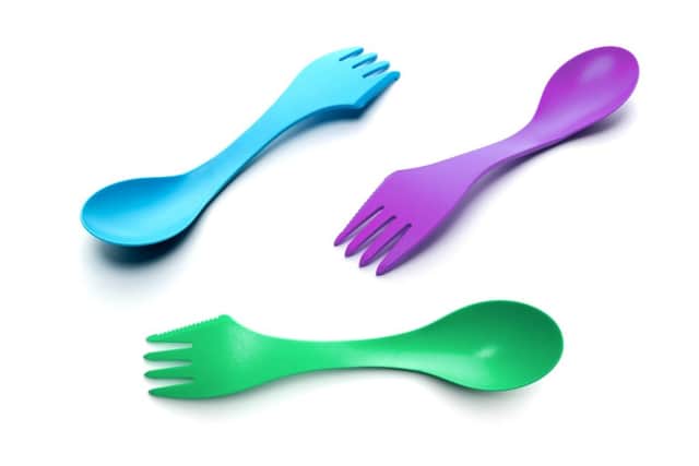 Try carrying a spork to use for takeaways that you can use time and again (photo: Nomad Soul adobe.com)