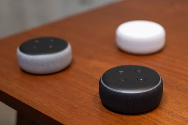 Users have reported issues with their Amazon Alexa and Echo Dot devices (Photo: GRANT HINDSLEY/AFP via Getty Images)