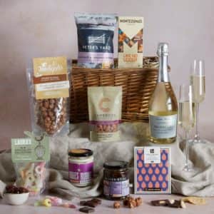 The Vegan sharing Hamper with Prosecco
