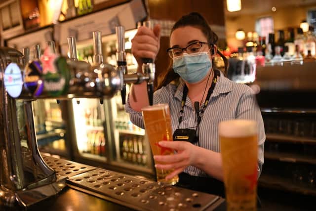Hospitality and leisure bosses had warned they were struggling in the wake of the Omicron variant (image: AFP/Getty Images)