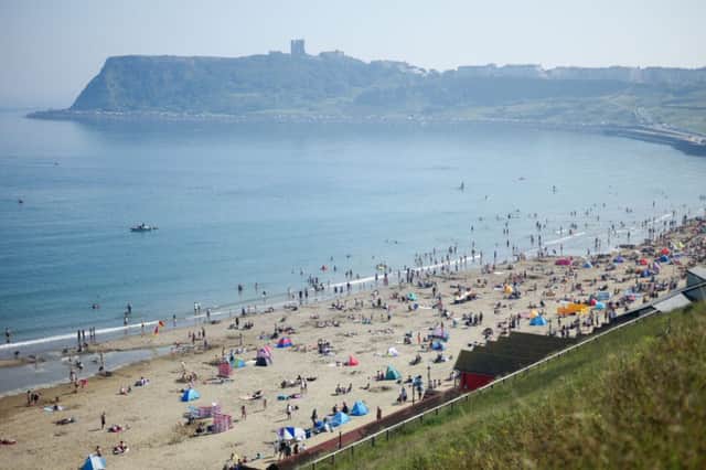 Thousands of people head to Scarborough North Bay beach in August 2019 (Photo: Ian Forsyth/Getty Images)