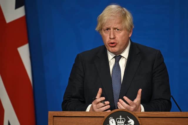 What Boris Johnson said in his announcement on restrictions being lifted 19 July (Photo by Daniel Leal-Olivas-WPA Pool/Getty Images)