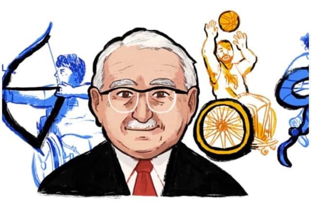 Google is celebrating the life and work of Professor Sir Ludwig Guttmann by honouring him with a Doodle today (Photo: Google)