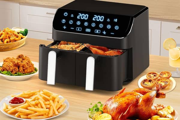 A nine-litre air fryer can cook enough to feed a family of eight