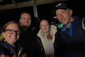 From the left Anna Haynes, Paul Barnes, Tallis Annesley and Miles Harley