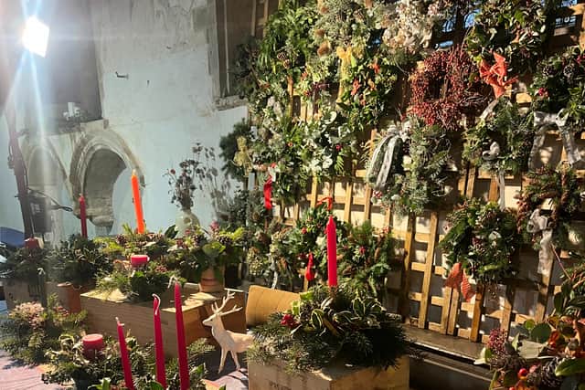 Our popular wreath stall