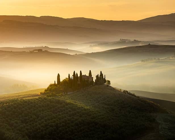 Sunrise over Tuscany