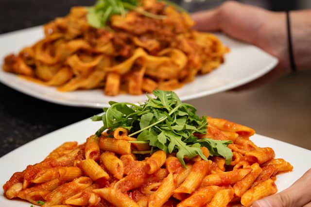 Pasta at Pizza Calzone