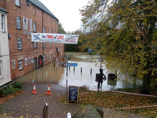 The Mill is under water