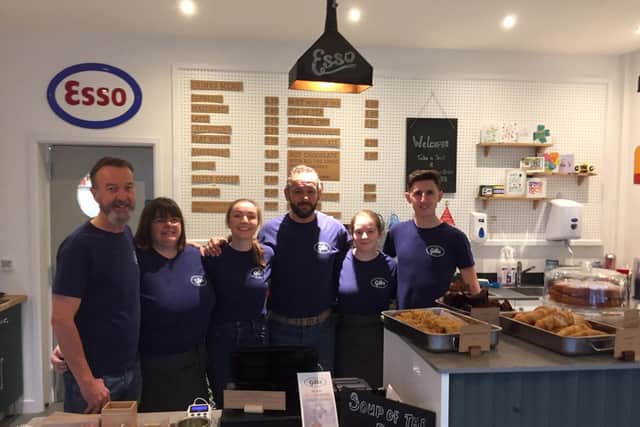 The Gilks' Garage Cafe team of employees