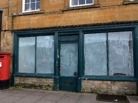 Shuttered shops make the town centre look neglected