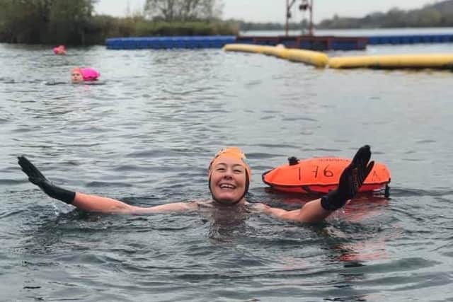 Jane Ablett is at home in challenging open water conditions