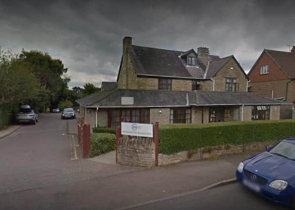 Washington House Surgery, Brackley which has been shut down temporarily for cleaning because of potential coronavirus incident. Picture by Google