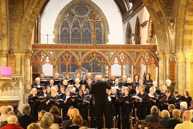 Banbury Choral Society during one of their successful concerts