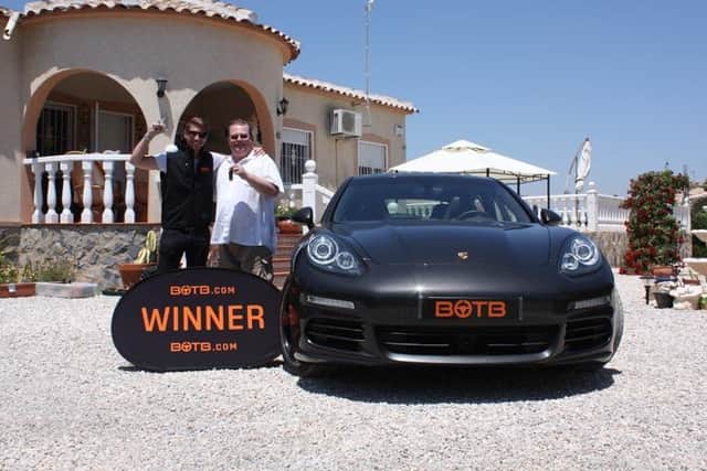 2016 Banbury winner Matt Smith with his prize-winning Porsche