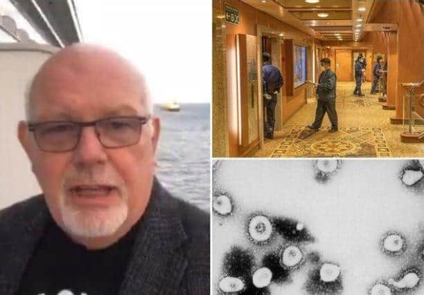 David Abel broadcast daily from the Diamond Princess after being quarantined because of the virus outbreak