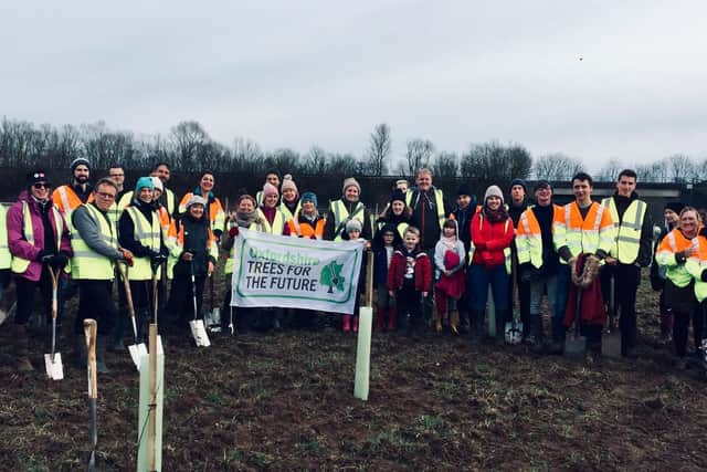 Volunteers from the group Oxfordshire Trees for the Future