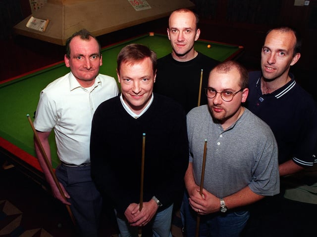 South Leeds Conservative Club A team in November 1998. Pictured, from left, is Philip Baldwin, Tony Biggart, Andy Hatfield, Dave Lucas and Damian Hatfield.