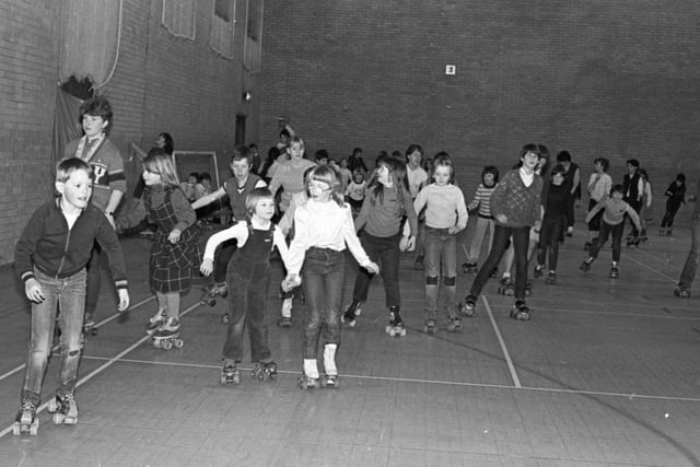 A village sports centre has banished half-term boredom for hundreds of local children. A "get your skates on" invitation had the youngsters flocking to the Clayton Green Sports Centre, near Chorley, for a roller disco. More than 150 children packed into the centre's sports hall for the skating to pop records session