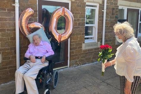 Colin Andrews and his wife, Wendy Andrews, reunited to celebrate their 60th wedding anniversary on Thursday June 25
