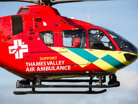 Thames Valley Air Ambulance was called to an incident at a farm in Duns Tew yesterday afternoon (Thursday)