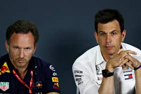 Red Bull boss Christian Horner and Mercedes principal Toto Wolff