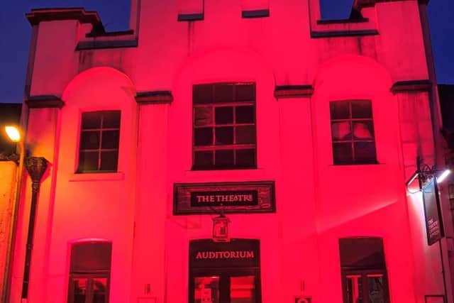 The Theatre Cipping Norton took part in the #LightItInRed campaign