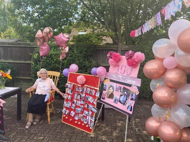 Vera Mair Robson, or Mair, as she likes to be known, enjoyed a garden party on Sunday July 12 to hosted by The Ridings Care Home in Banbury to celebrate her 100th birthday