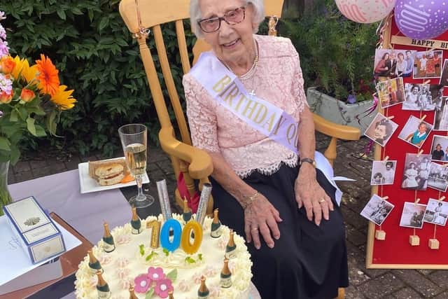 Vera Mair Robson, or Mair, as she likes to be known, enjoyed a garden party on Sunday July 12 to hosted by The Ridings Care Home in Banbury to celebrate her 100th birthday