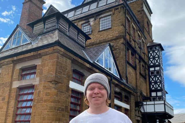 Ed Clarke who has joined his father James Clarke into the family business at Hook Norton Brewery