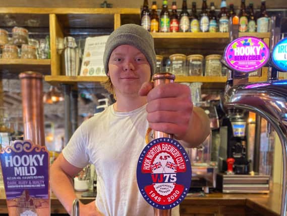Ed Clarke, sixth generation brewer at Hook Norton Brewery, who has created an ale for VJ Day on Saturday