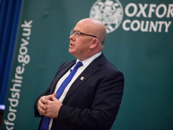 Oxfordshire County Council leader Cllr Ian Hudspeth