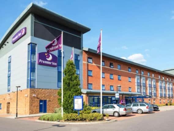 The Banbury Premier Inn where staff had taken sheets and towels home to wash because of a shortage