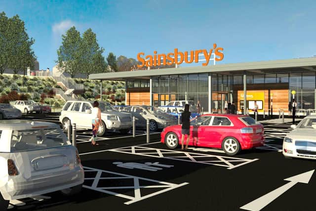 What the new Sainsbury’s supermarket in Brackley will look like.