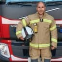 Oxfordshire Firefighter Kevin Morgan, aged 35 who had the virus back in the spring, is urging people to follow the government's guidance on COVID-19 (Photo from Oxfordshire County Council)