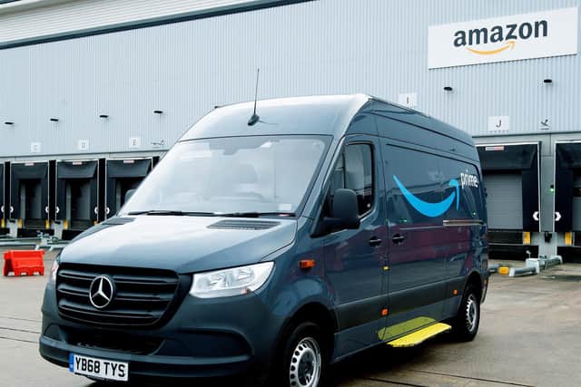 Amazon delivery vehicle (photo from Amazon)