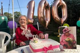 An afternoon of tea and cake with family helped make for a great 100th birthday celebration for Margaret 'Peggy' Shaw on Sunday September 13 in Farnborough
