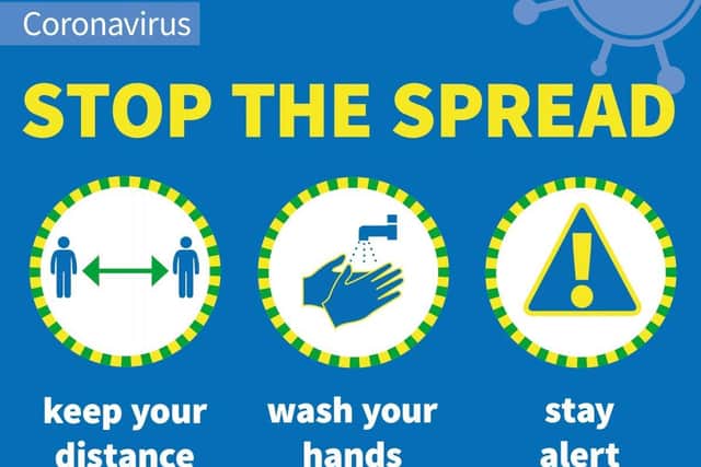 Stop the spread of coronavirus (image from Oxfordshire County Council)