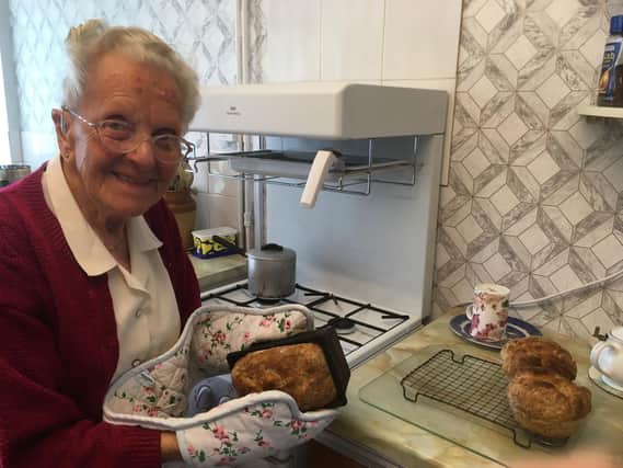 Monica Batchelor still bakes her own bread at 100-years-old