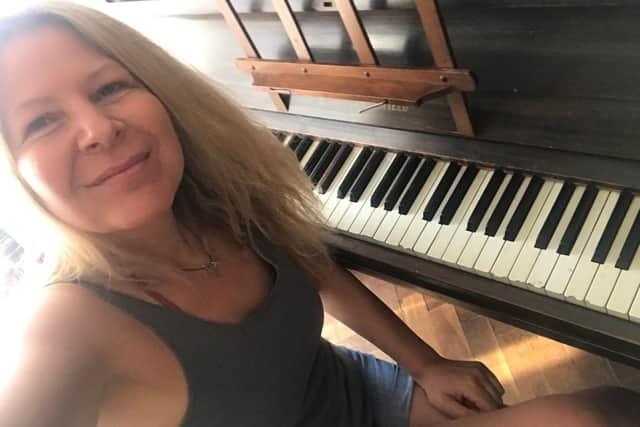 Cathy Hattam, who sets off on a 600-mile cycle ride on Thursday September 24, likes writing and recording music, including piano compositions.