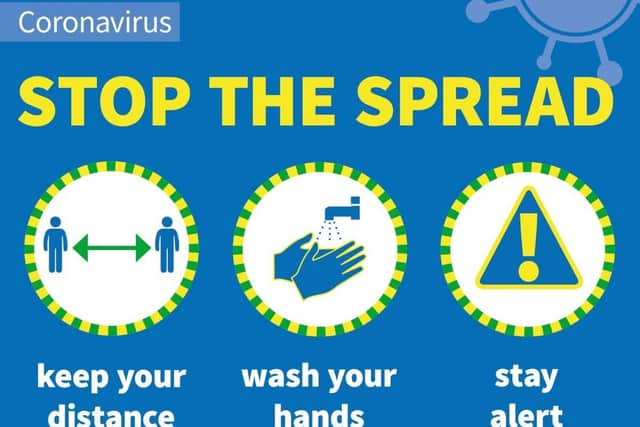 People are being asked to take responsibility for their own actions in helping #stopthespread of the coronavirus (image from Oxfordshire County Council)