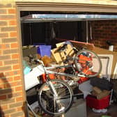 An image of the 'before' or pre-declutter for Clare Baker at her own garage