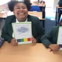 Pupils at Harriers and Dashwood are benefitting from a system of measures, designed to boost their happiness, which have been endorsed by the Duchess of Cambridge.Dashwood pupils: La-Keysha Smith and Liya Mahmood both 10-years-old. (photo from Aspirations Academies Trust)