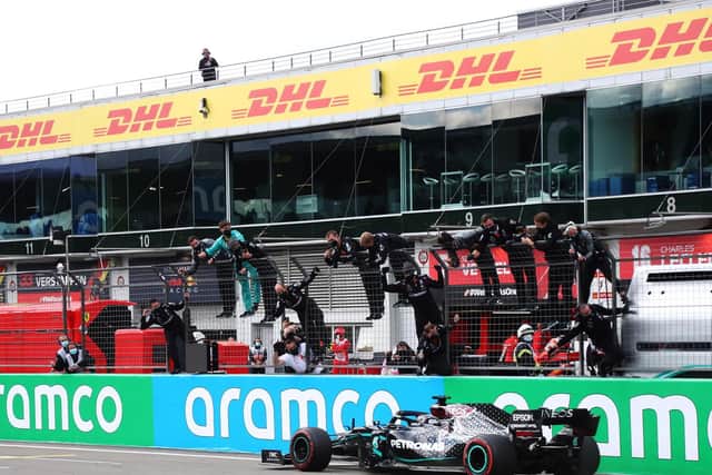 Lewis Hamilton wins at the Nurburgring