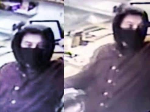 CCTV images released of a man wanted by police in connection to a robbery at the Post Office in Barford St Michael near Banbury