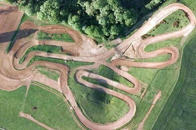 The Banbury Motocross Club track near Wroxton as it was in 2009