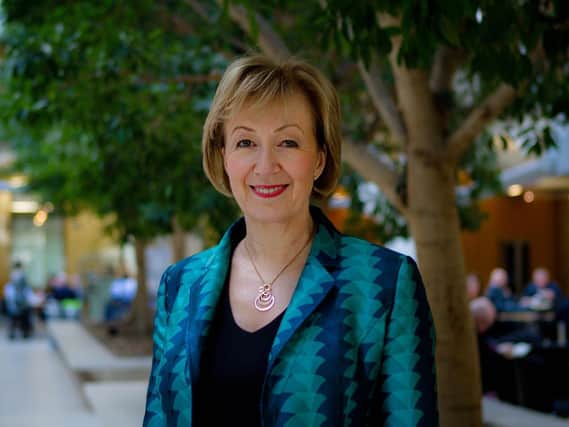 South Northants MP Andrea Leadsom who has welcomed Northants County Council's decision to fund meal vouchers for eligible children during the half term